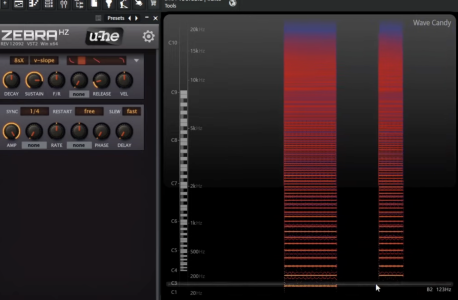 Looking for a visualizationg plugin like Wave Candy in FLStudio