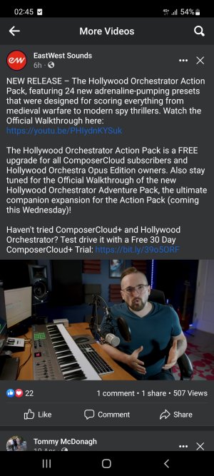 EastWest Hollywood Orchestrator Action, Adventure, Horror Pack and Comedy